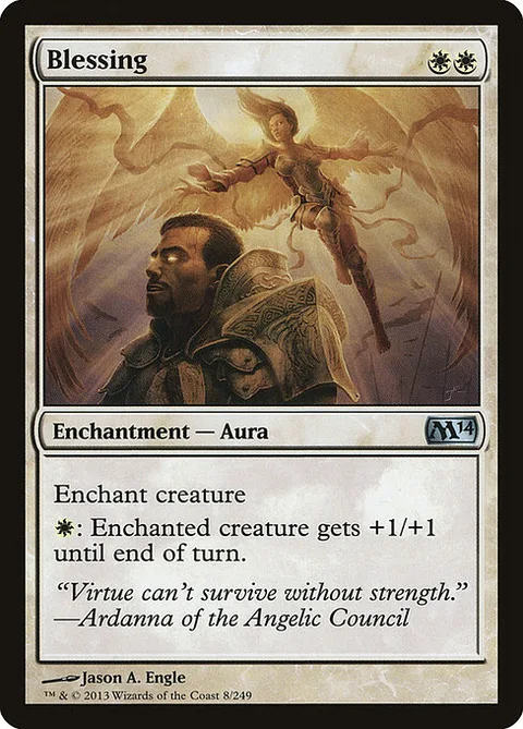 Blessing, card 8 from Magic 2014