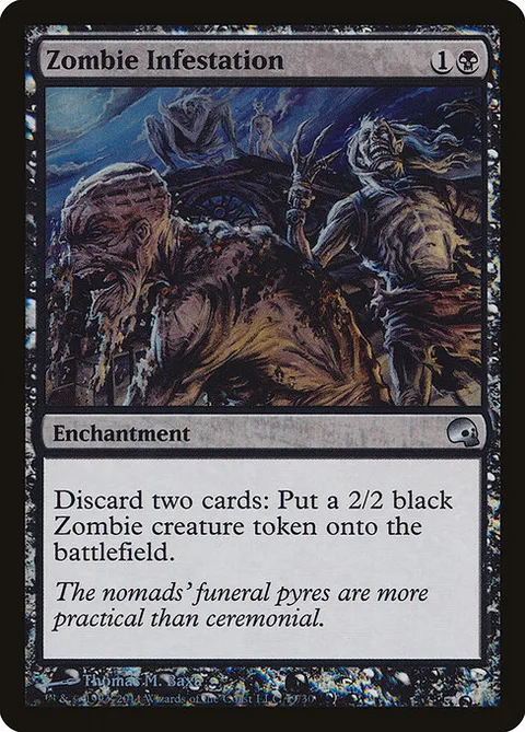 Zombie Infestation, card 19 from Premium Deck Series: Graveborn