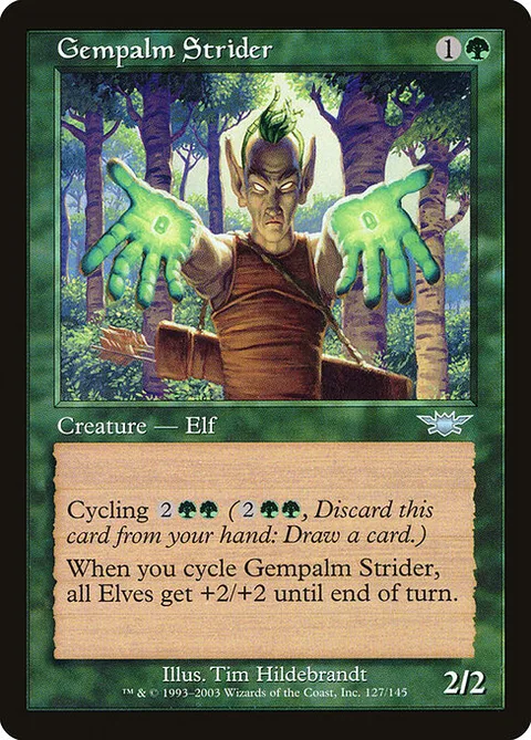 Gempalm Strider, card 127 from Legions