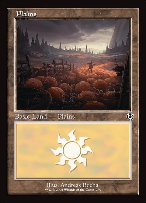 Plains, card 289 from Innistrad Remastered
