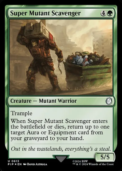 Super Mutant Scavenger, carte 613 de Fallout