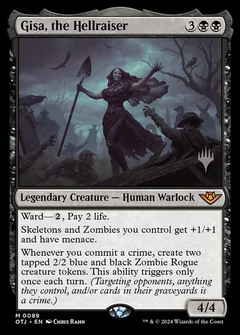 Gisa, the Hellraiser, card 89p from Outlaws of Thunder Junction Promos