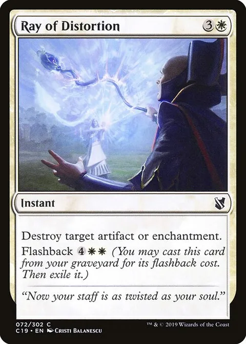 Ray of Distortion, carte 72 de Commander 2019