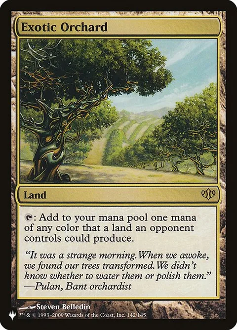 Exotic Orchard, card CON-142 from The List
