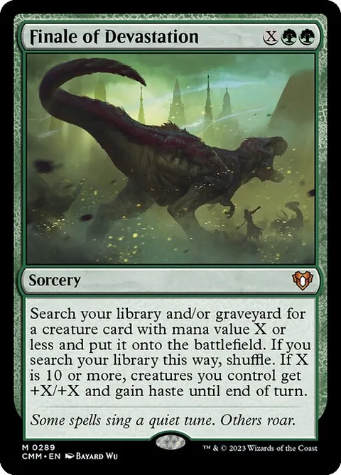 Finale of Devastation, carte 289 de Commander Masters