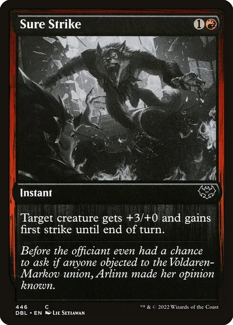 Sure Strike, carte 446 de Innistrad: Double Feature