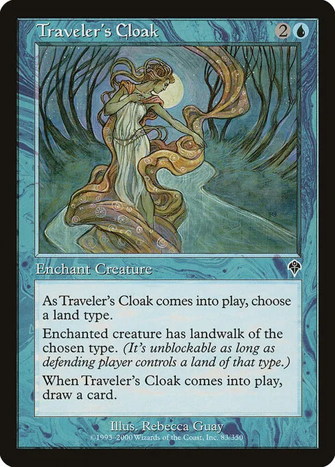 Traveler's Cloak, card 83 from Invasion