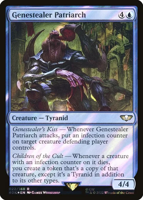 Genestealer Patriarch, carte 22★ de Warhammer 40,000 Commander
