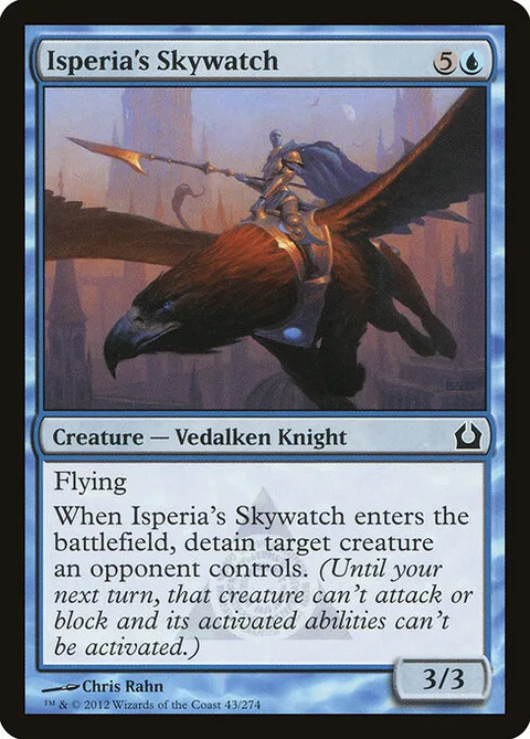 Isperia's Skywatch, card 43 from Return to Ravnica