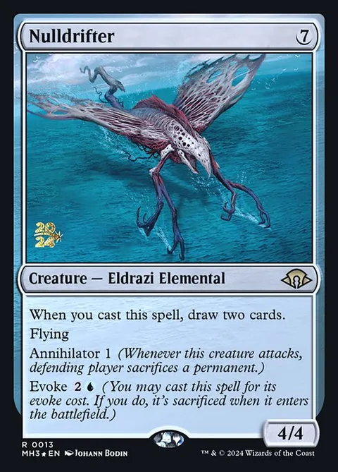 Nulldrifter, card 13s from Modern Horizons 3 Promos