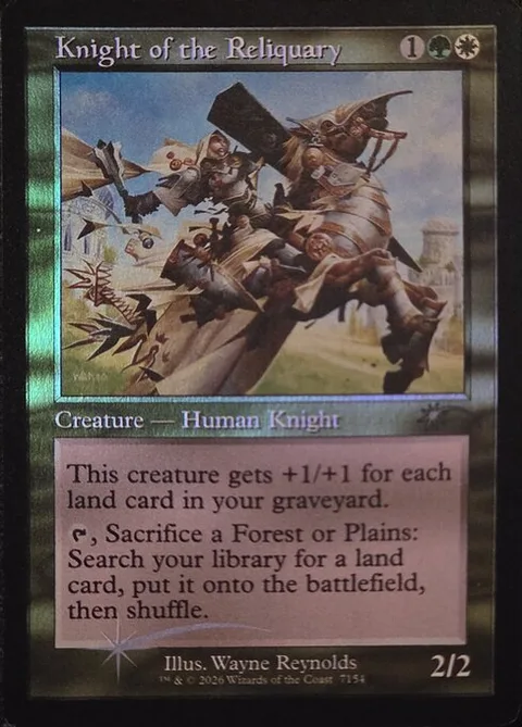 Knight of the Reliquary, carte 7154 de Secret Lair Drop