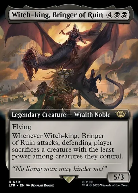 Witch-king, Bringer of Ruin, carte 391 de The Lord of the Rings: Tales of Middle-earth