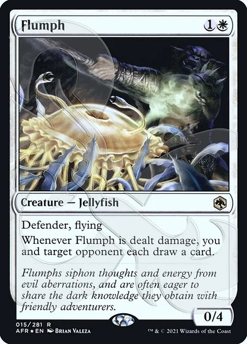 Flumph, card 15a from Adventures in the Forgotten Realms Promos
