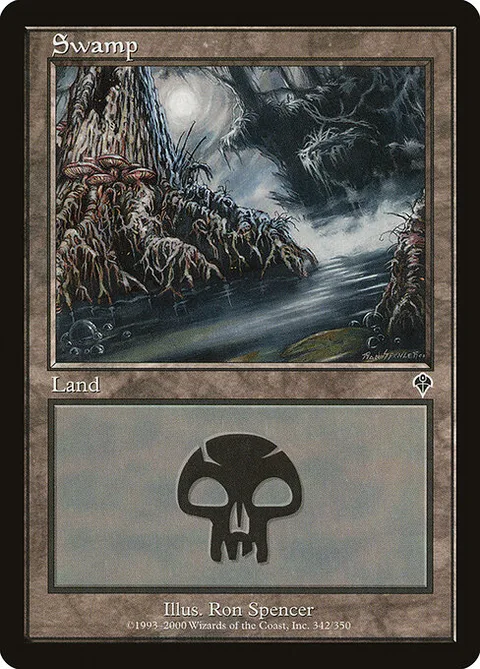 Swamp, carte 342 de Invasion