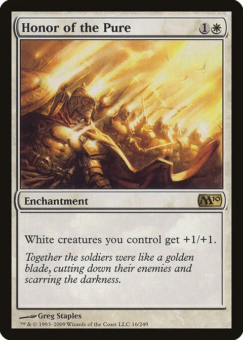 Honor of the Pure, card 16 from Magic 2010