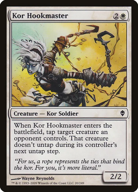 Kor Hookmaster, carte 20 de Zendikar