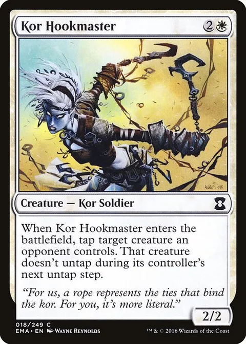 Kor Hookmaster, carte 18 de Eternal Masters