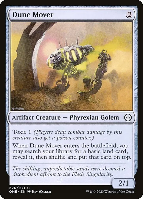 Dune Mover, card 226 from Phyrexia: All Will Be One