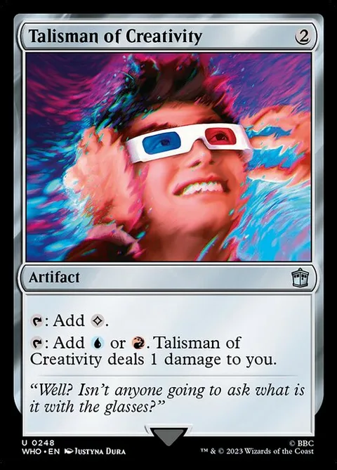 Talisman of Creativity, card 248 from Doctor Who