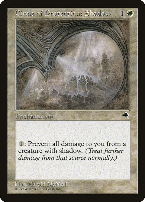 Circle of Protection: Shadow, card 12 from Tempest