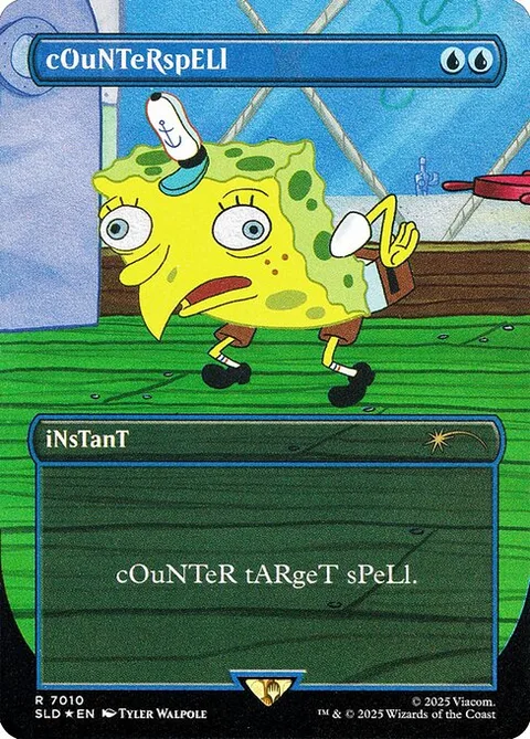 Counterspell, card 7010 from Secret Lair Drop