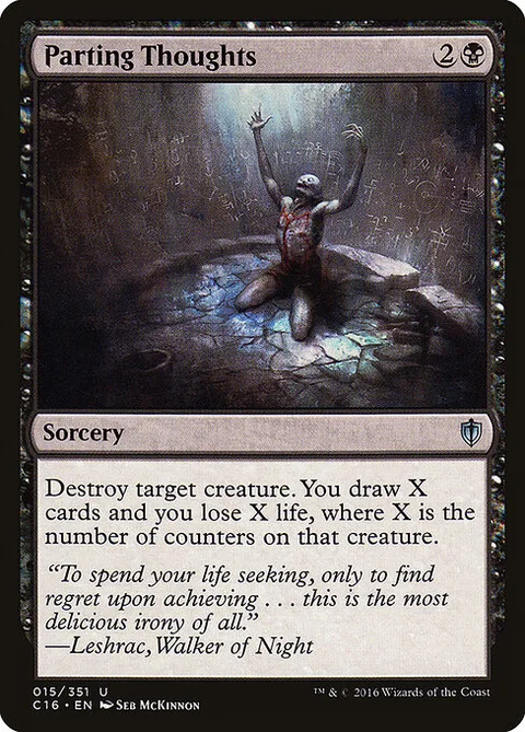 Parting Thoughts, card 15 from Commander 2016