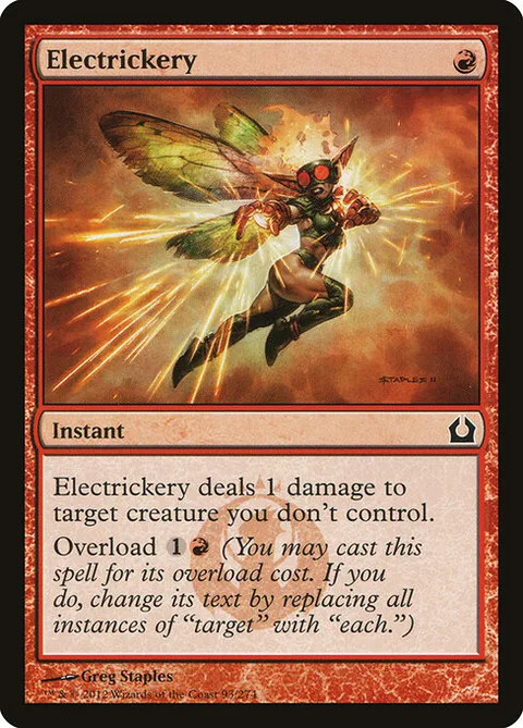 Electrickery, card 93 from Return to Ravnica