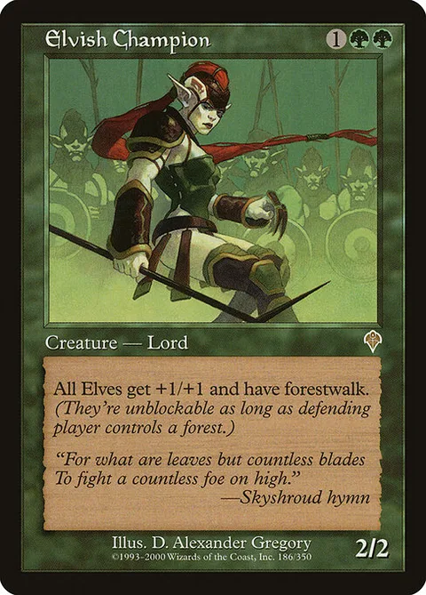 Elvish Champion, card 186 from Invasion