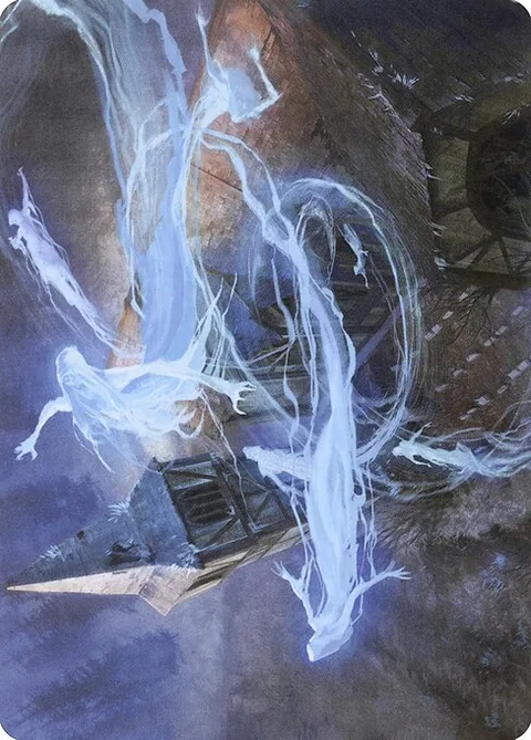Hallowed Haunting // Hallowed Haunting, card 12 from Crimson Vow Art Series