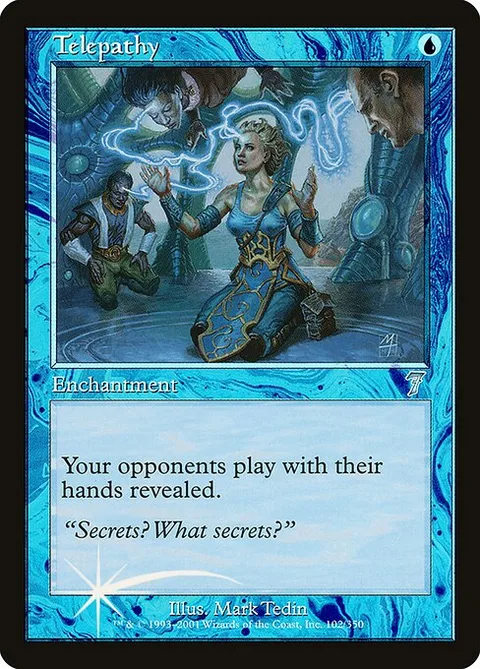 Telepathy, carte 102★ de Seventh Edition