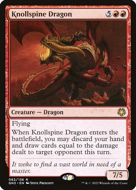 Knollspine Dragon, card 82 from Game Night: Free-for-All