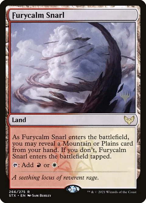 Furycalm Snarl, carte 266p de Strixhaven: School of Mages Promos
