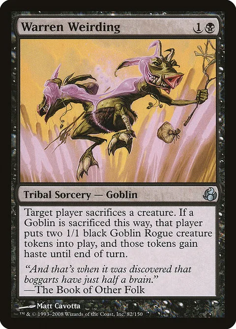 Warren Weirding, card 82 from Morningtide