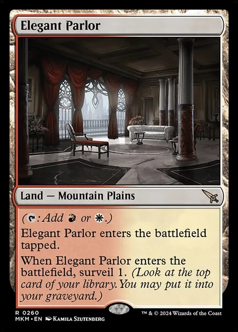 Elegant Parlor, carte 260 de Murders at Karlov Manor