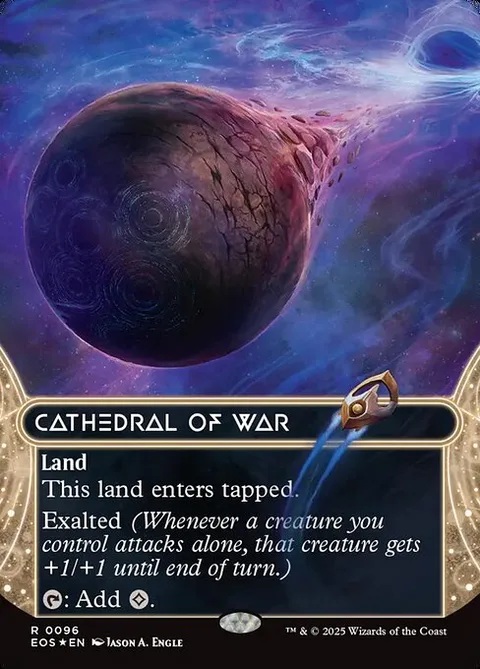 Cathedral of War, card 96 from Edge of Eternities: Stellar Sights