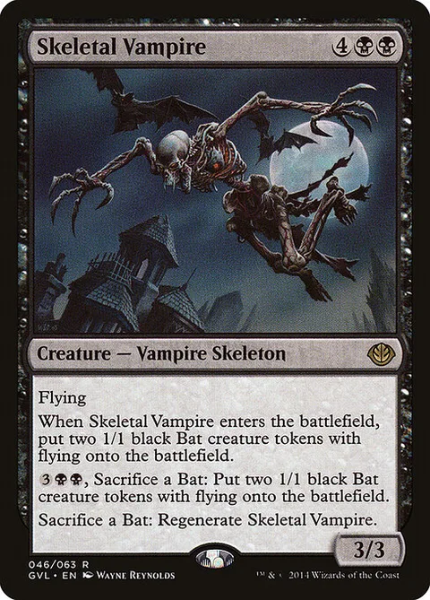 Skeletal Vampire, card 46 from Duel Decks Anthology: Garruk vs. Liliana