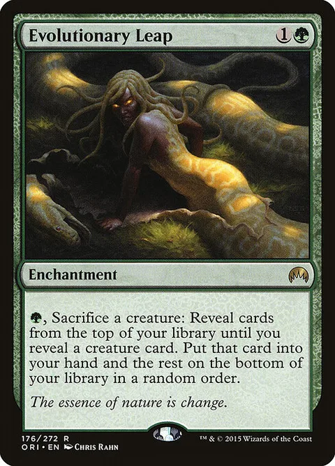 Evolutionary Leap, card 176 from Magic Origins