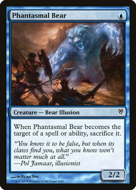 Phantasmal Bear, card 4 from Duel Decks: Jace vs. Vraska