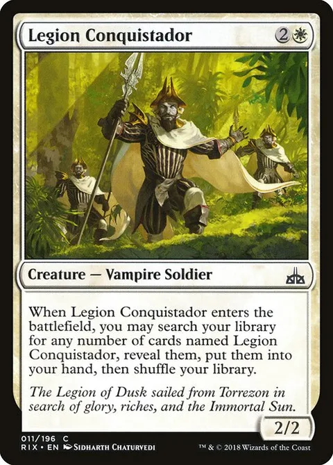 Legion Conquistador, carte 11 de Rivals of Ixalan
