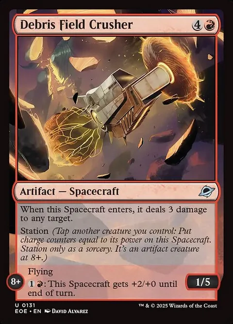 Debris Field Crusher, card 131 from Edge of Eternities