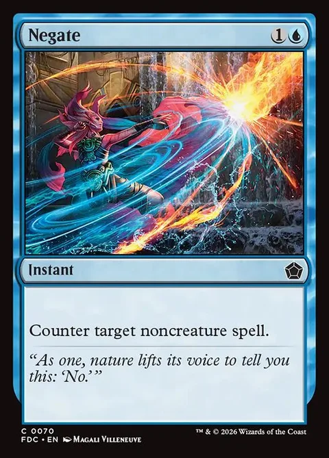Negate, carte 70 de Foundations Commander