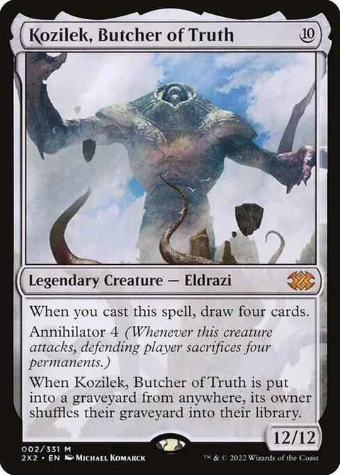 Kozilek, Butcher of Truth, card 2 from Double Masters 2022