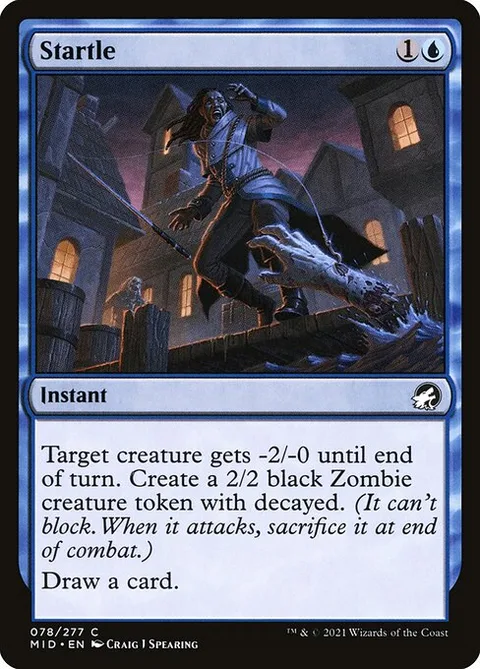 Startle, card 78 from Innistrad: Midnight Hunt