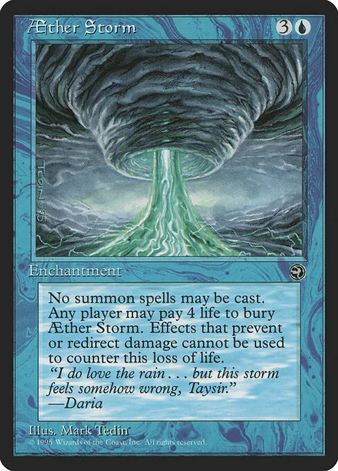 Aether Storm, carte 21 de Homelands
