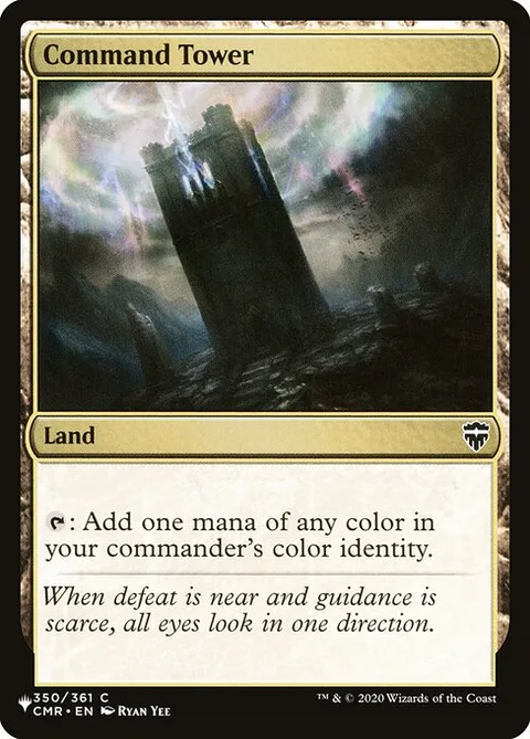 Command Tower, card CMR-350 from The List