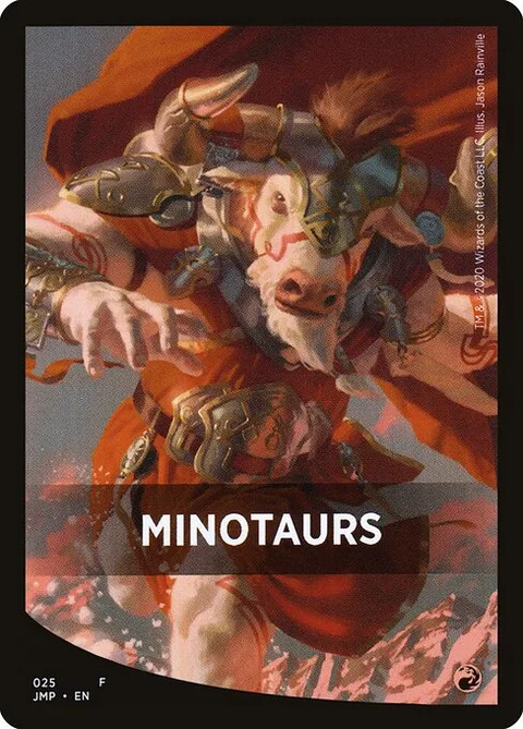 Minotaurs, card 25 from Jumpstart Front Cards