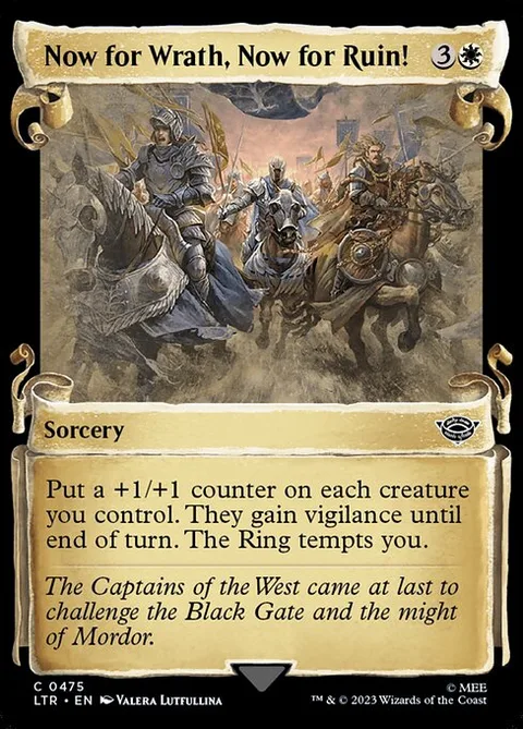 Now for Wrath, Now for Ruin!, carte 475 de The Lord of the Rings: Tales of Middle-earth