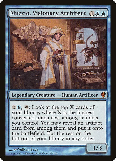 Muzzio, Visionary Architect, carte 23 de Conspiracy