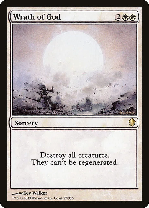 Wrath of God, card 27 from Commander 2013