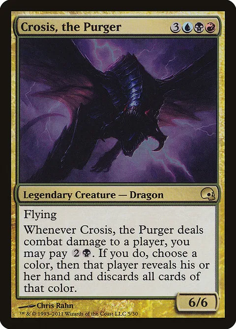Crosis, the Purger, card 5 from Premium Deck Series: Graveborn